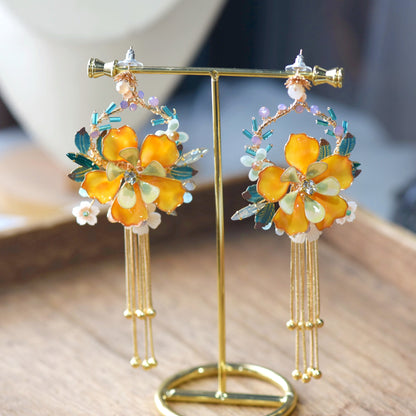 Ariel Earrings with Tassels
