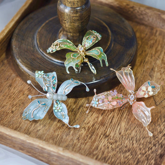 Asteria Set of Butterfly Hair Clips