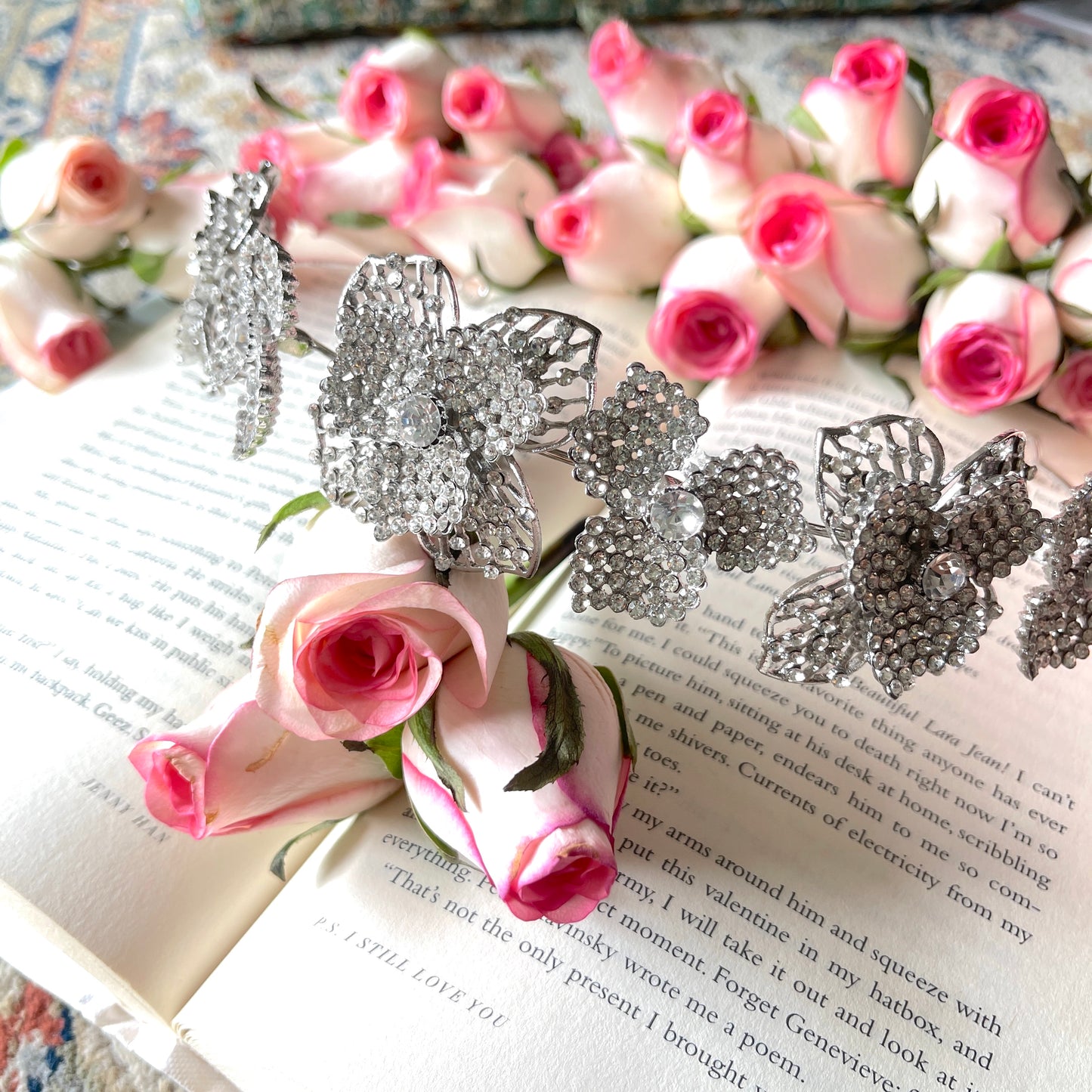 Flower Crystal Headband