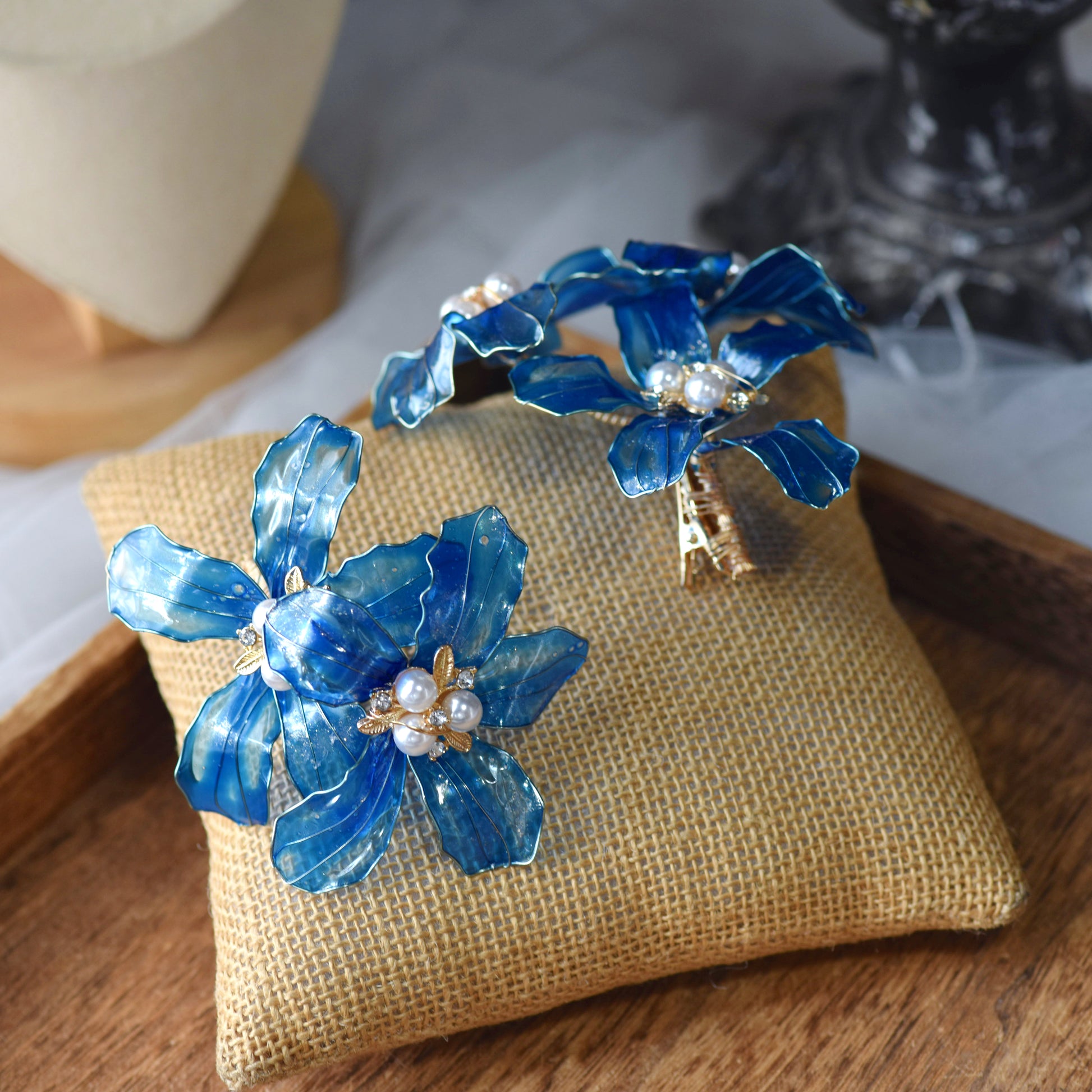 Azure Hair Accessory The Vintage Snob